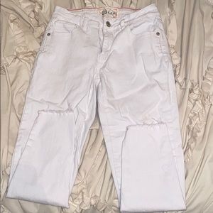 white jeans